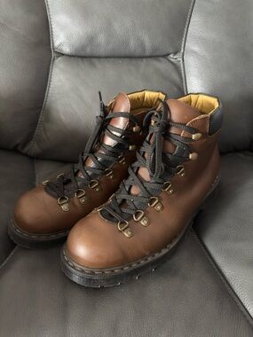Solovair Urban Hiker Boots Gaucho Crazy Horse Leather Brown Size 9 US No Box